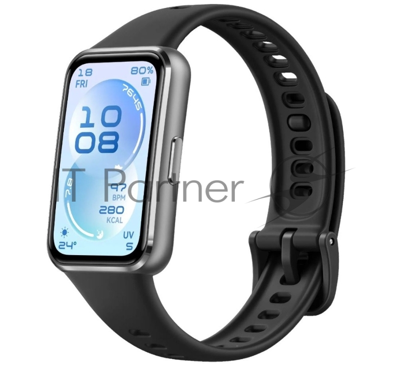 Фитнес-браслет HUAWEI Band 11 BNE-AL00, 1.62" AMOLED, Bluetooth, IP68, черный / серебристый