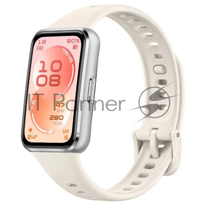 Фитнес-браслет HUAWEI Band 11 BNE-AL00, 1.62" AMOLED, Bluetooth, IP68, белый / серебристый