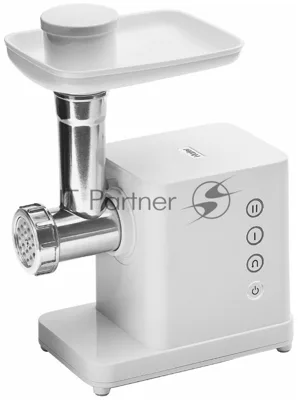 Мясорубка электрическая Haier HG-600 белый, 900 Вт, 2.7 кг/мин, реверс, защита от перегрузки, насадки - 4