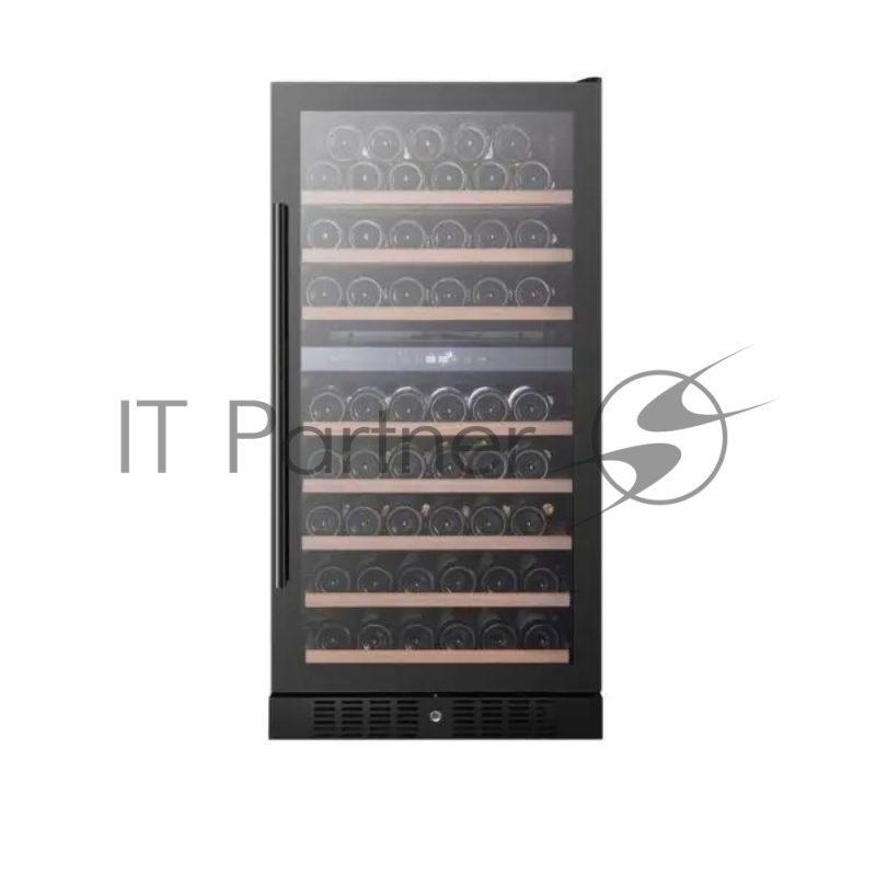 Винный шкаф Temptech CL120DB черный, 261 л, 2 отсека, 94 бут., класс G