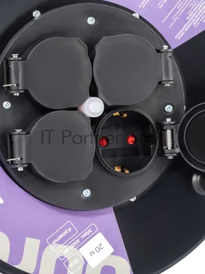 Сетевой удлинитель Buro BU-PSR4.40/G-16 40м (4 розетки) оранжевый (коробка)