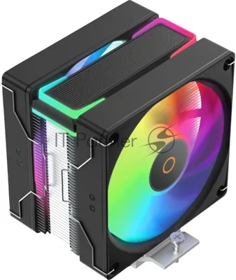 Кулер для процессора Ocypus Delta A40 SE BK Dual Fan ARGB, 2x120mm ARGB FAN, Top ARGB Panel, 4 HEAT PIPES, 4-PIN PWM, 800-1800 RPM, 31DBA, HYDRO BEARING, LGA115X/1200/1700/18XX, AM4/AM5