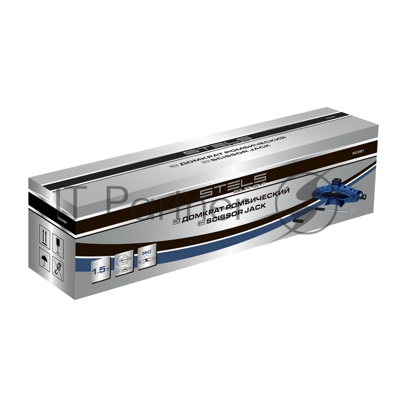 Домкрат ромбический 1,5 т, 100-385 мм Stels