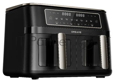 Аэрогриль Dreame Tasti Airfryer DZ30 черный, 3000 Вт, 5.5 л, кнопки, 8 программ