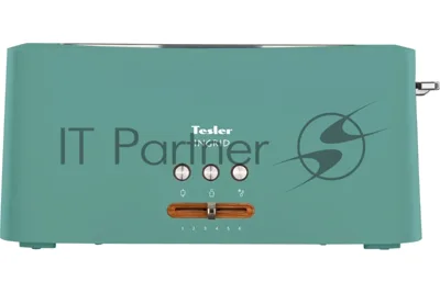 Тостер Tesler TT-140, зеленый, 980 Вт, 1 слот