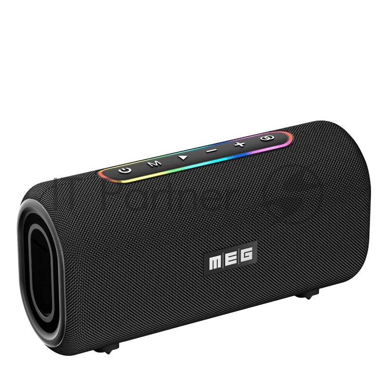 Портативная колонка MEG SDA060BL 60Вт, Bluetooth, влагозащита IPX5, время работы 12ч, черная