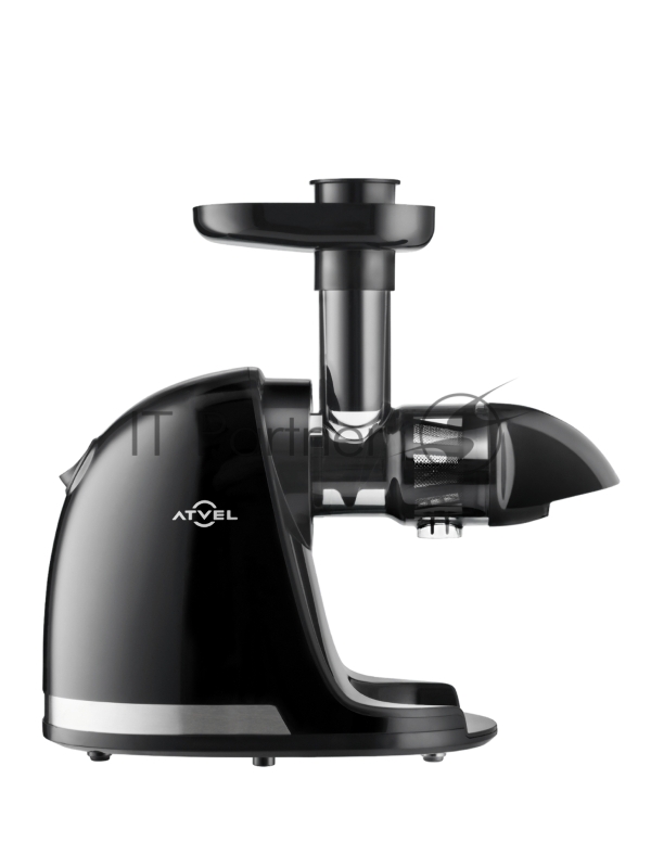Соковыжималка Atvel PowerTwist J3 чёрный, шнековая горизонтальная, 150 Вт, 700 мл, электронное, реверс