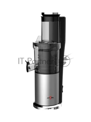 Соковыжималка Atvel PowerTwist J7 серый, шнековая вертикальная, 180 Вт, 700 мл, электронное, реверс