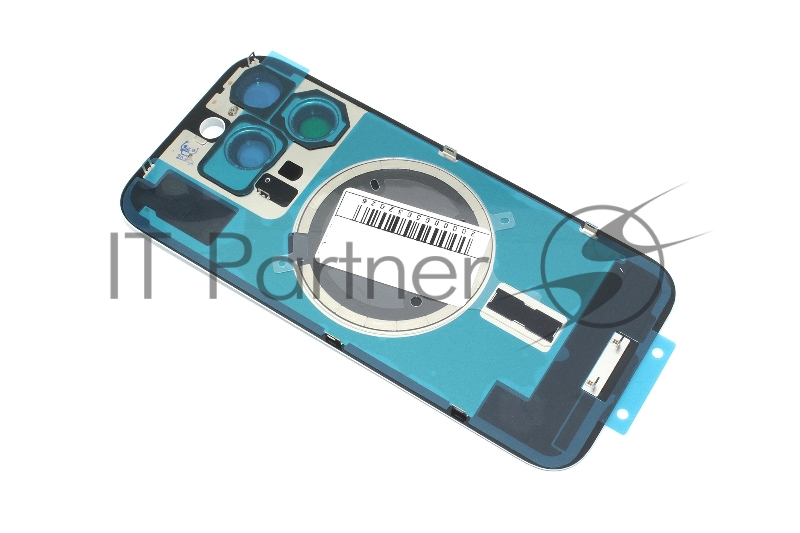 Задняя крышка (стекло) для iPhone 16 Pro (A3293) в сборе со стеклом камеры белая