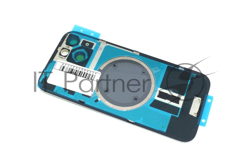 Задняя крышка (стекло) для iPhone 15 (A3090) в сборе со стеклом камеры желтая