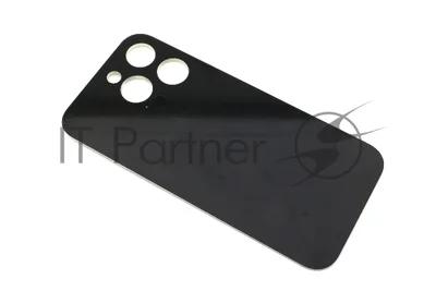 Задняя крышка (стекло) для iPhone 14 Pro (A2891) в сборе со стеклом камеры (узкий вырез) золотая