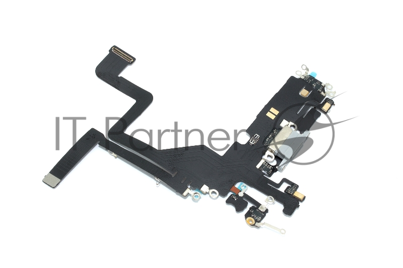 Шлейф с разъемом зарядки и микрофоном для iPhone 14 Pro (A2891), белый