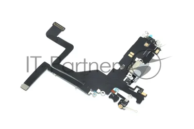 Шлейф с разъемом зарядки и микрофоном для iPhone 14 Pro (A2891), белый