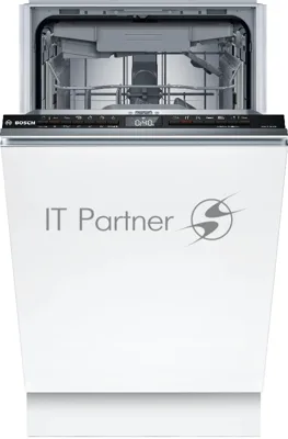 Встраиваемая посудомоечная машина Bosch SPV4HMX14Q, 45 см, 10 комплектов, электронное управление, дисплей, энергоэффективность А+, уровень шума 46 дБ, цвет белый