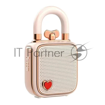 Портативная колонка Divoom LoveLock розовая (41000009686)