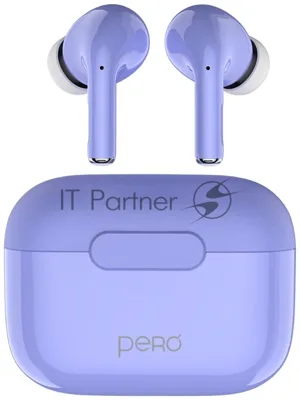 Беспроводные наушники PERO TWS06 COMFORT Purple