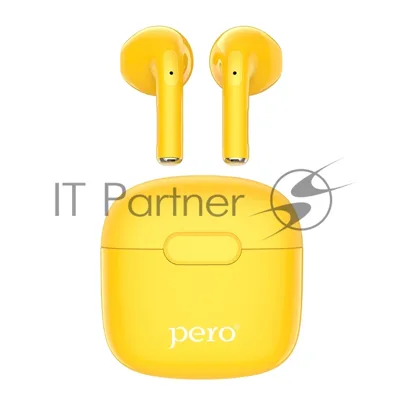 Беспроводные наушники PERO TWS05 COLORFUL Yellow