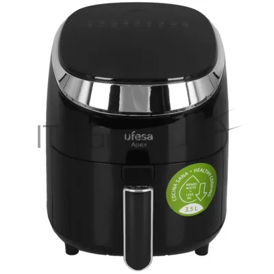 Аэрогриль Ufesa Apex черный, 1200 Вт, 3.5 л, сенсор, 9 программ