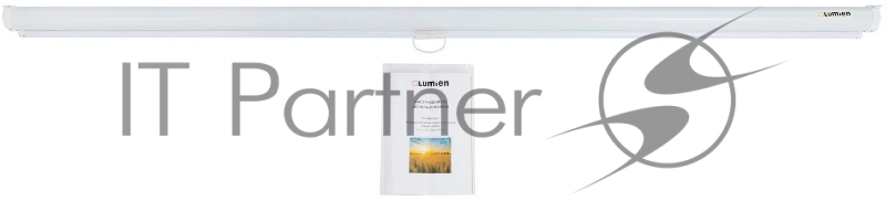 Настенный экран Lumien LEP-100128 Eco Picture 182х271см (рабочая область 149х265 см) (120") Matte White верх.кайма 30 см, восьмигранный корпус, возможность потолочн./настенного крепления, 16:9 (треугольная упаковка)