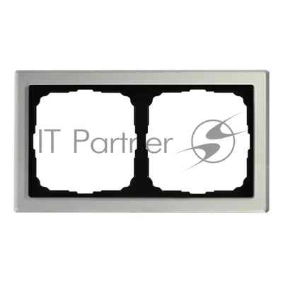 Рамка 2-ая Systeme Electric ArtGallery Pure Органическое стекло Алюминий