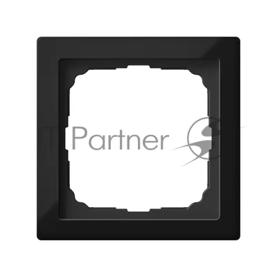 Systeme Electric ArtGallery Pure Матовое органическое стекло Черный Рамка 1-ая