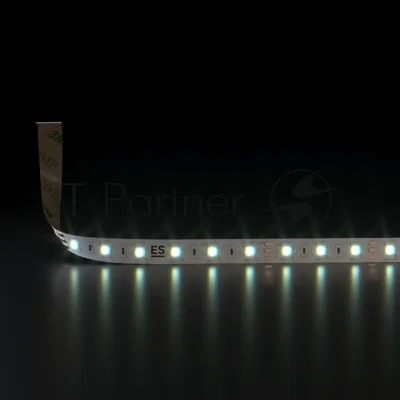 Лента светодиодная 5050 24V 60Led 10W IP20 / 60LED 10W IP20 MIX 3300/6500 теплый белый/холодный белый