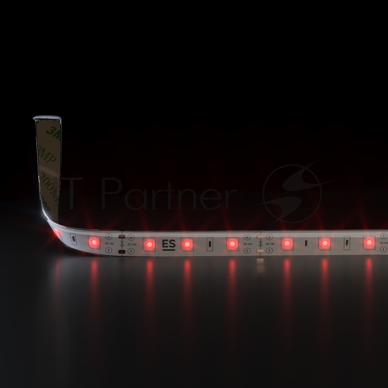 Лента светодиодная 2835 12V 60Led 4,8W IP65 / 60Led 4,8W IP65 красный