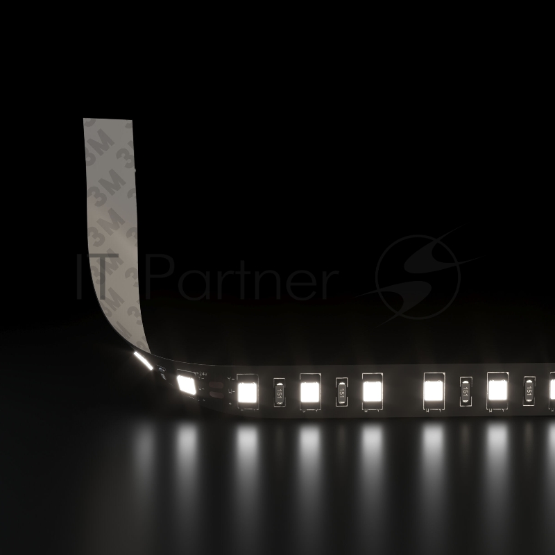 Лента светодиодная 120Led 9,6W IP20 6500K холодный белый (2835 24V 120Led 9,6W IP20 Black)