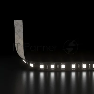Лента светодиодная 120Led 9,6W IP20 6500K холодный белый (2835 24V 120Led 9,6W IP20 Black)