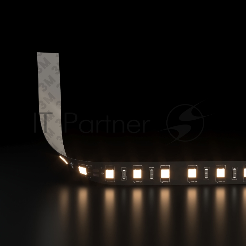 Лента светодиодная 120Led 9,6W IP20 3300K тёплый белый (2835 24V 120Led 9,6W IP20 Black)