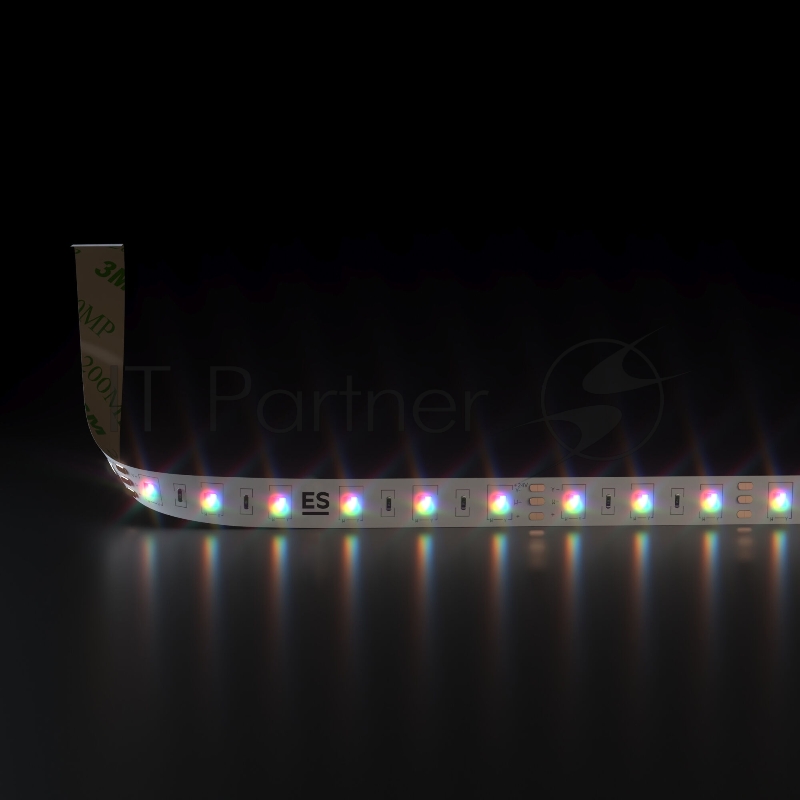 Лента светодиодная 60Led 14,4W IP20 RGB 6500K холодный белый (5050+5050 24V 60Led 14,4W IP20 RGBW)