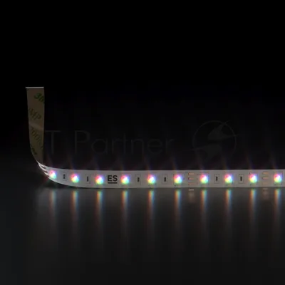 Лента светодиодная 60Led 14,4W IP20 RGB 6500K холодный белый (5050+5050 24V 60Led 14,4W IP20 RGBW)