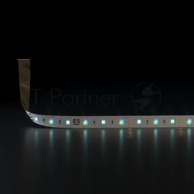 Лента светодиодная 60Led 14,4W IP20 RGB 3300K теплый белый (5050+5050 24V 60Led 14,4W IP20 RGBW)