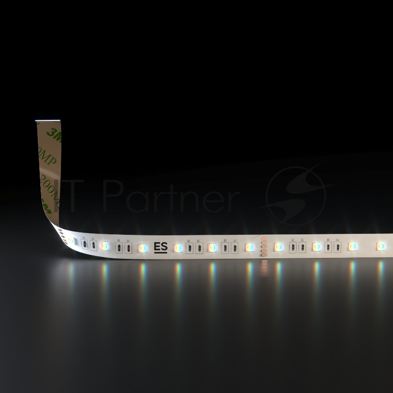 Лента светодиодная 5050 24V 60Led 24W IP20 RGBW / 60Led 24W IP20 RGB 3300K теплый белый