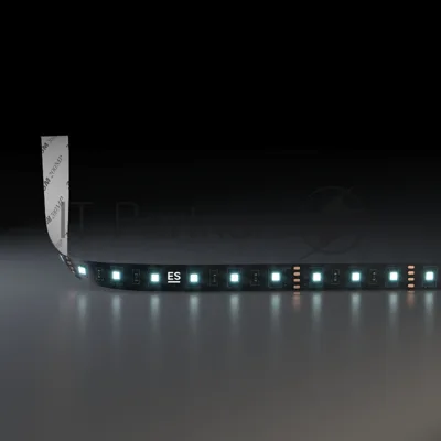 Лента светодиодная 5050 24V 60Led 14,4W IP20 Black / 60Led 14,4W IP20 6500K холодный белый