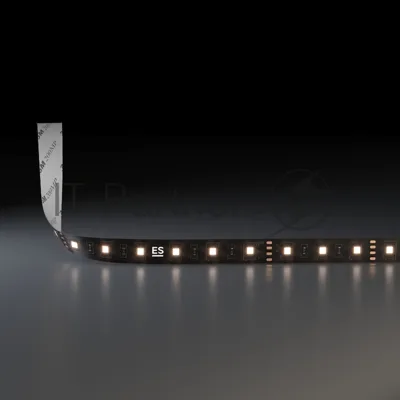 Лента светодиодная 5050 24V 60Led 14,4W IP20 Black / 60Led 14,4W IP20 3300K тёплый белый