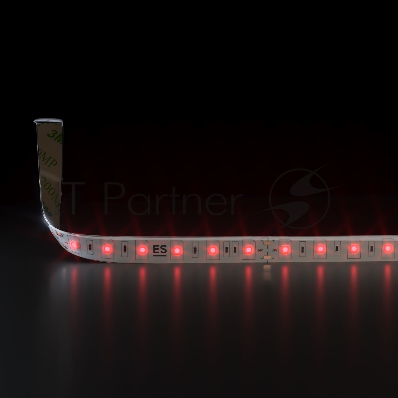 Лента светодиодная 5050 24V 60Led 14,4W IP65 / 60Led 14,4W IP65 красный