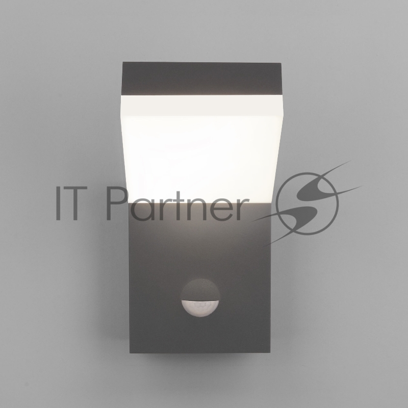 1541 TECHNO LED / Светильник садово-парковый со светодиодами с датчиком движения серый