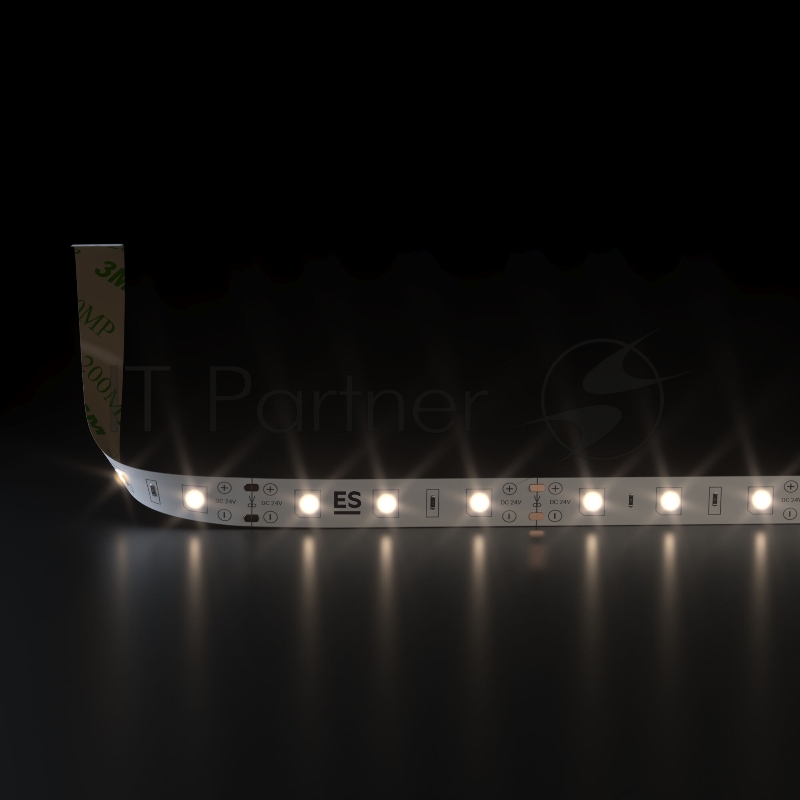 Лента светодиодная 2835 24V 60Led 4,8W IP20 / 60Led 4,8W IP20 3300K тёплый белый