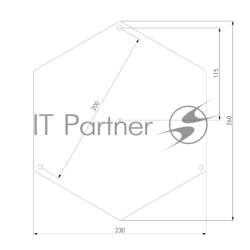 GLYF-8024F/3 / Светильник садово-парковый черное золото