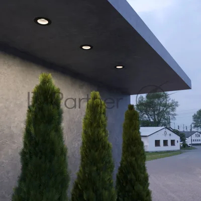 Светильник садово-парковый встраиваемый 3000K черный Light LED 3003 (35128/U)