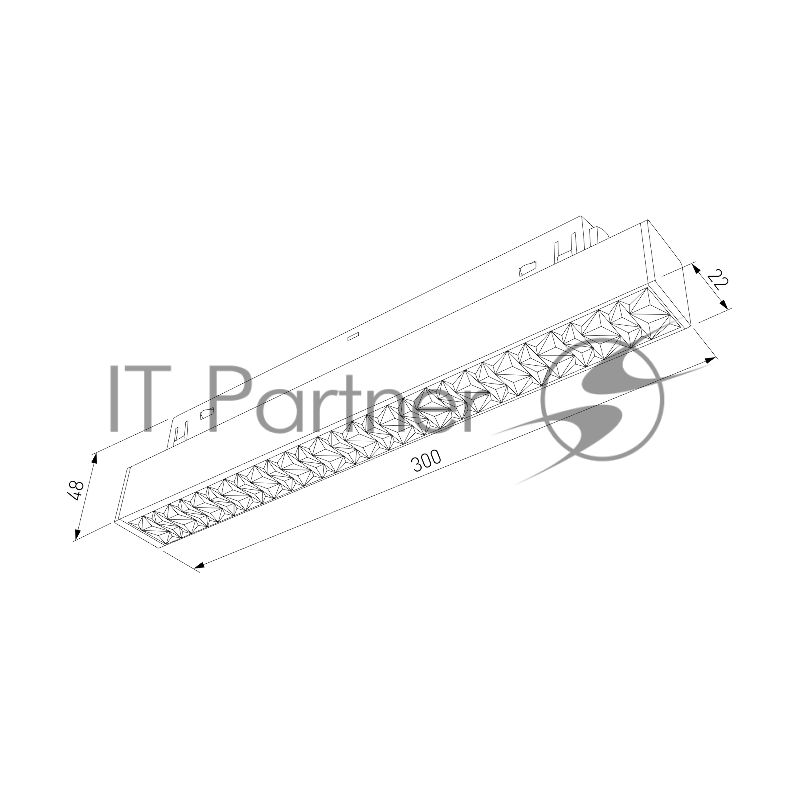 Трековый светильник Slim Magnetic 10W 4000K (черный) 85530/01