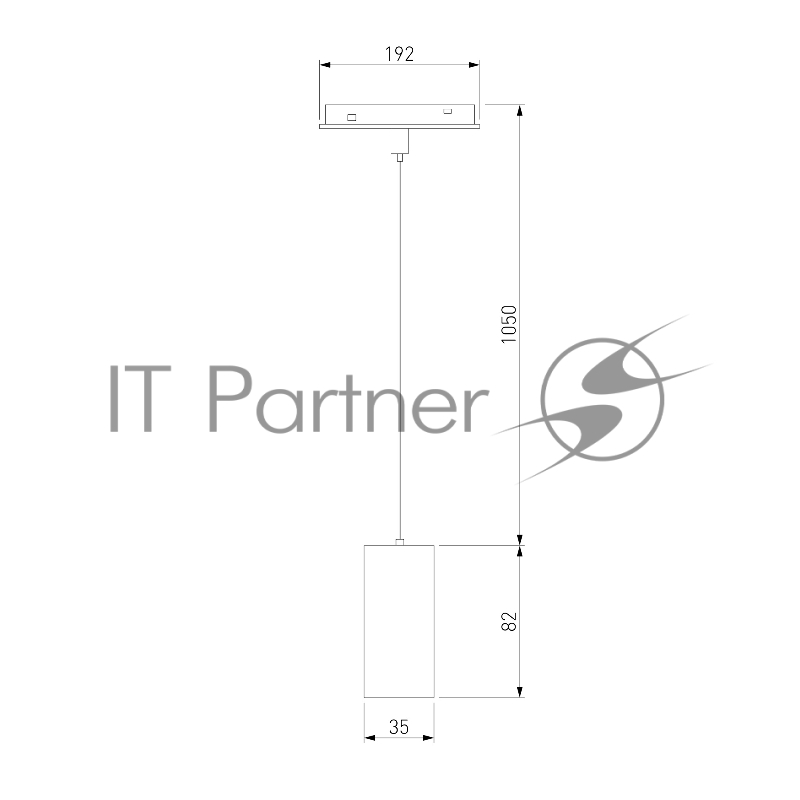 Умный трековый светильник 85072/01 Slim Magnetic 7W 2700-6500K Dim Amend (чёрный)