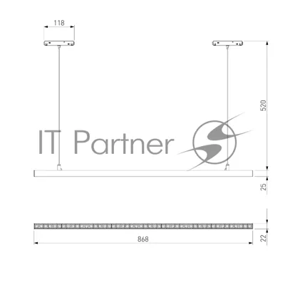 Трековый светильник Slim Magnetic 36W 4000K Vilo (чёрный) 85107/01