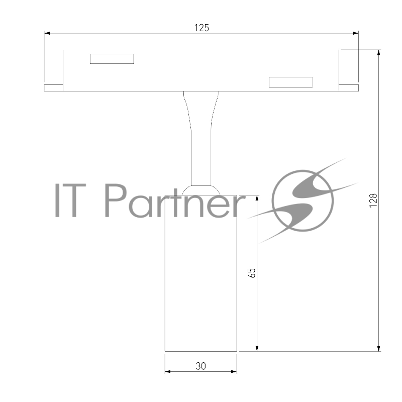 Трековый светильник умный 85071/01 Slim Magnetic 5W 2700-6500K Dim Cantors (латунь)