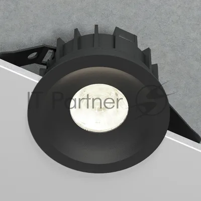 25069/LED 20W 4000K / светильник встраиваемый светодиодный / черный