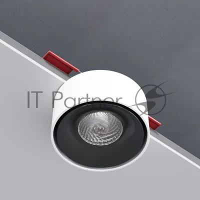 25095/LED / светильник встраиваемый светодиодный / белый/черный