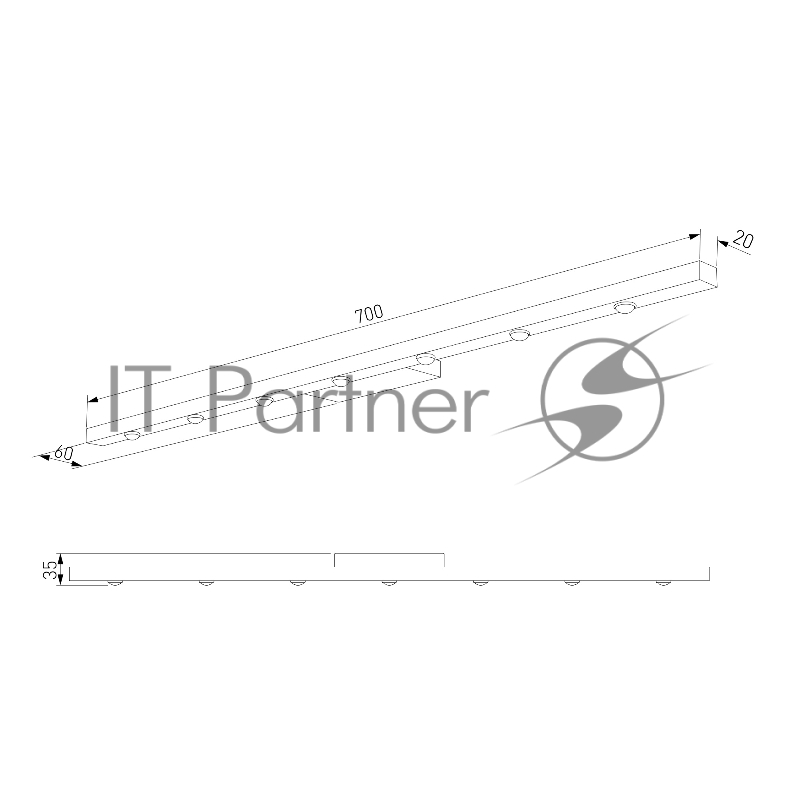 40162/LED / Светильник настенный светодиодный Artline титан
