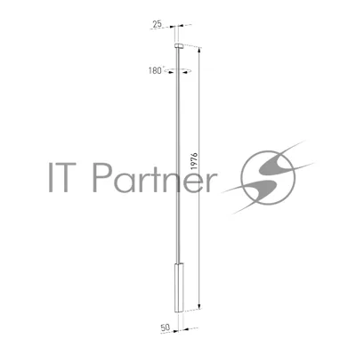40134/LED / Светильник настенный светодиодный Alto LED латунь 3000K