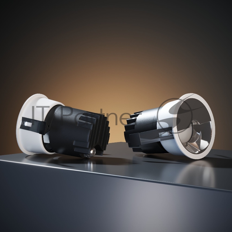 25090/LED 10W 3000K белый/хром / Потолочный светодиодный светильник